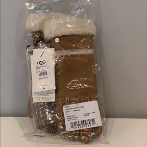 Ugg Leather Gloves, size small.